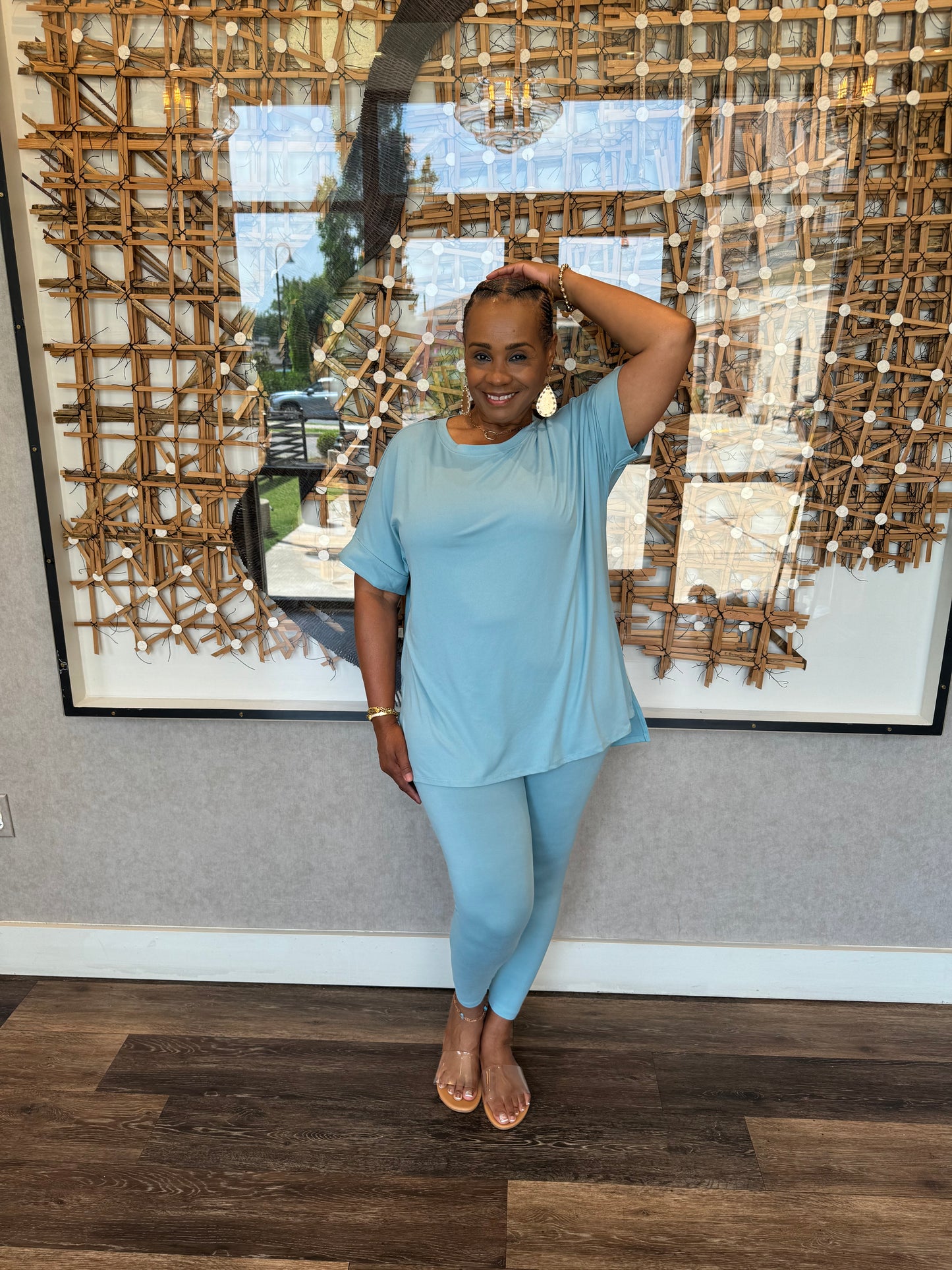 Niya Comfy Round Neck Pants Sets