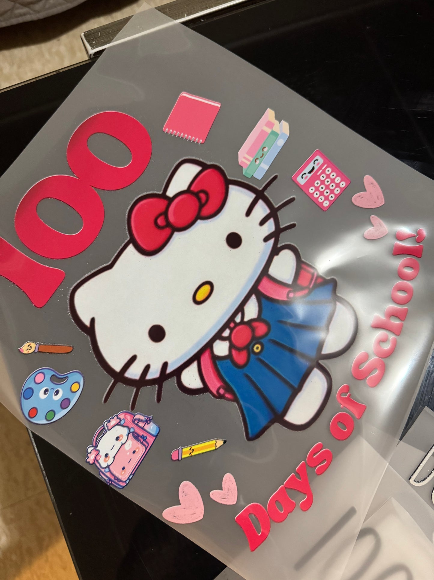 100 Days of School Transfers (Kids)