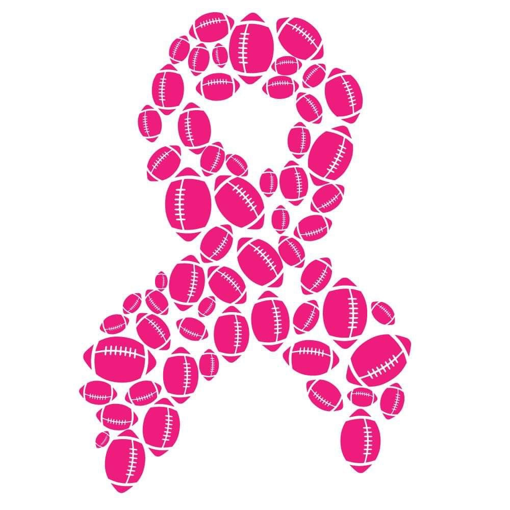 Football Pink Ribbon