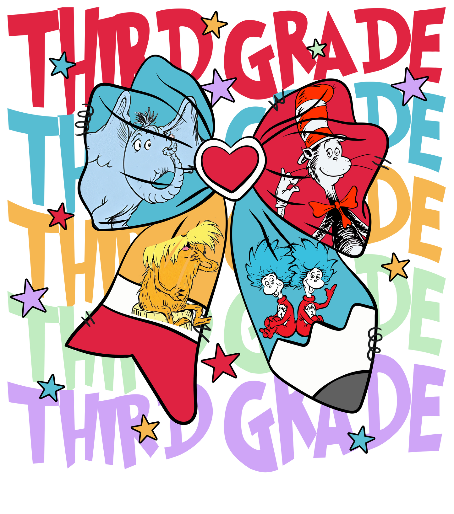 Seuss Transfers Part 4 (Grade and Title)