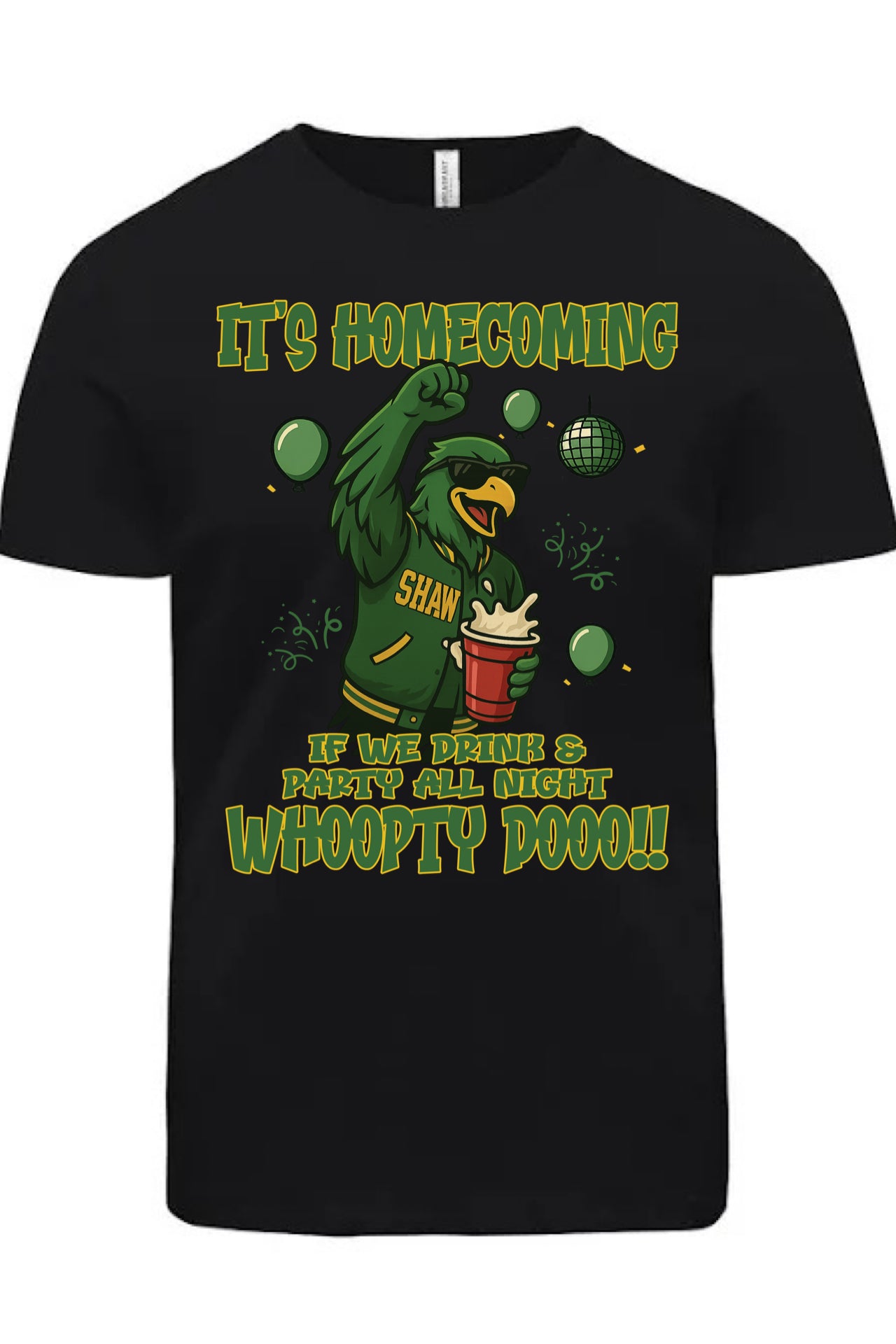 Whoopity Hawk logo Short Sleeve Spirit Shirts 2025