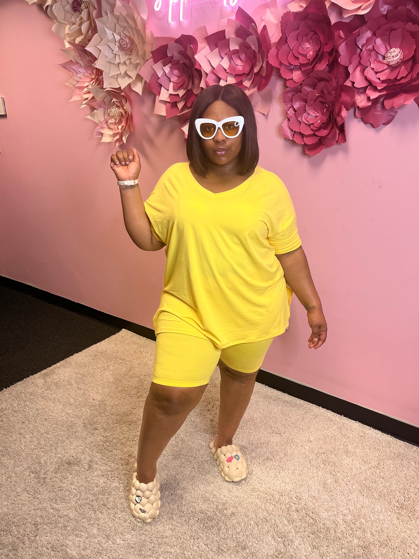 Niya Comfy V-Neck Short Set