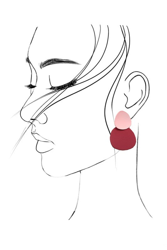 Color Block Earrings