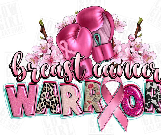 Breast Cancer Warrior with GLoves