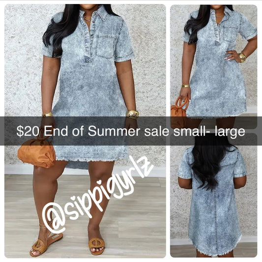 Denim Summer Dress