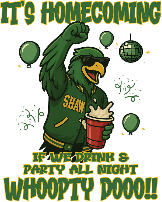 Whoopity Hawk logo Short Sleeve Spirit Shirts 2025