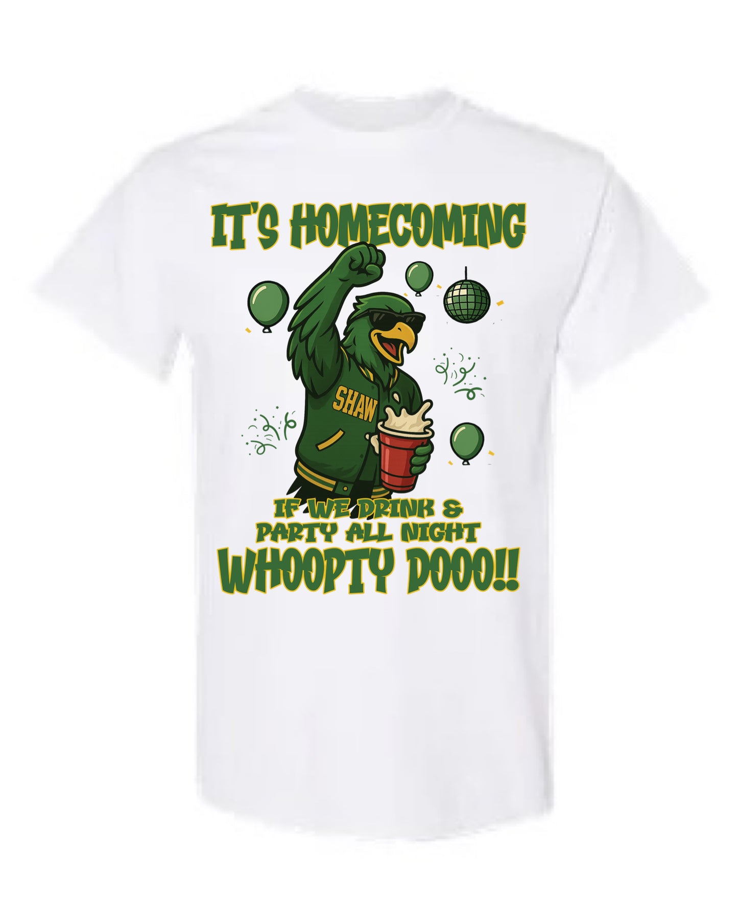 Whoopity Hawk logo Short Sleeve Spirit Shirts 2025
