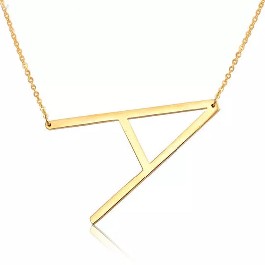 Gold Initial Necklace